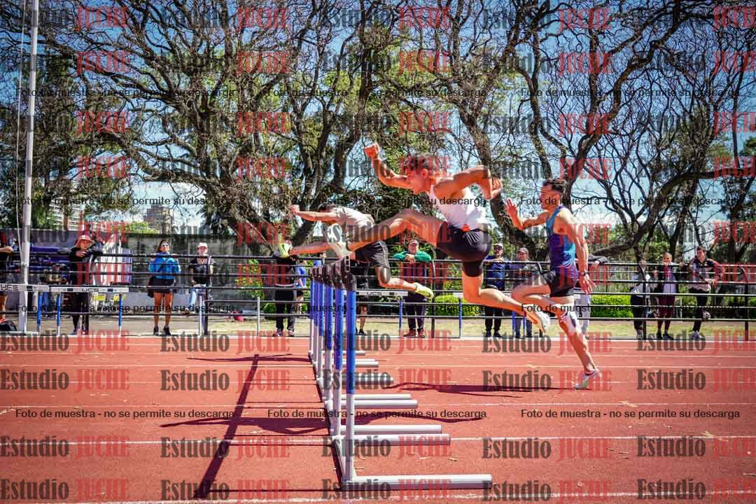 Fotos de los 110 m con vallas de varones