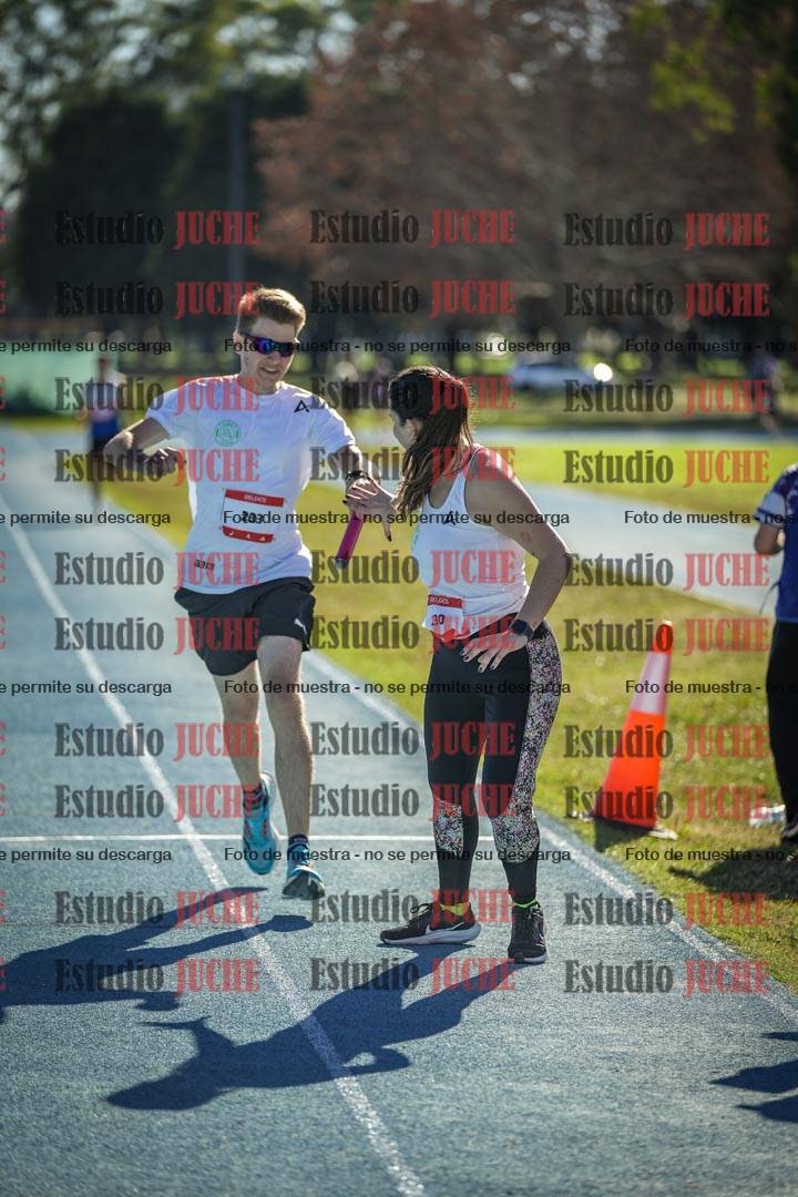 Fotos durante los relevos