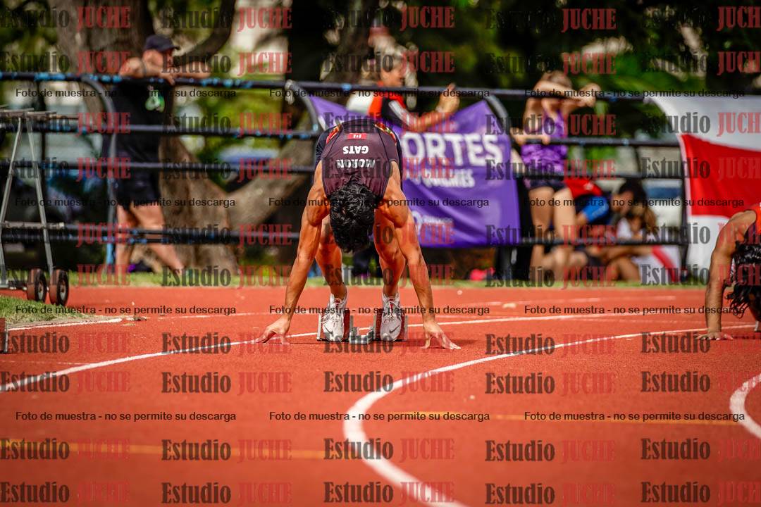 Fotos de los 200 m de varones