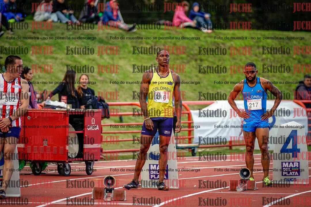 Fotos de los 200 m llanos de varones - FINAL