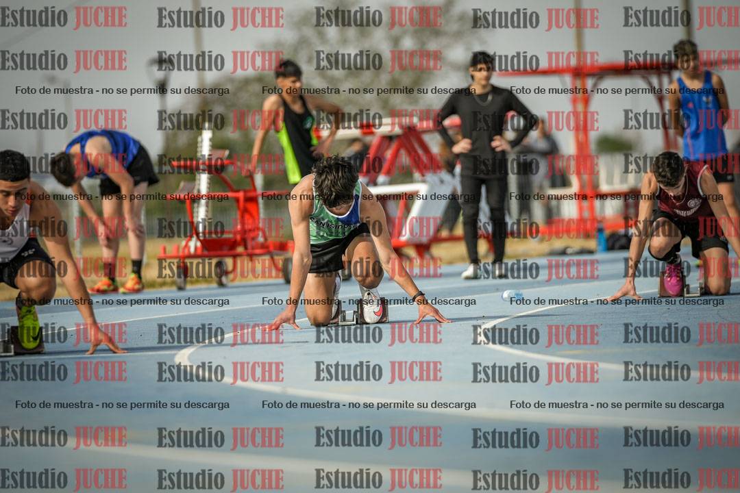 Fotos de los 200 m llanos de varones