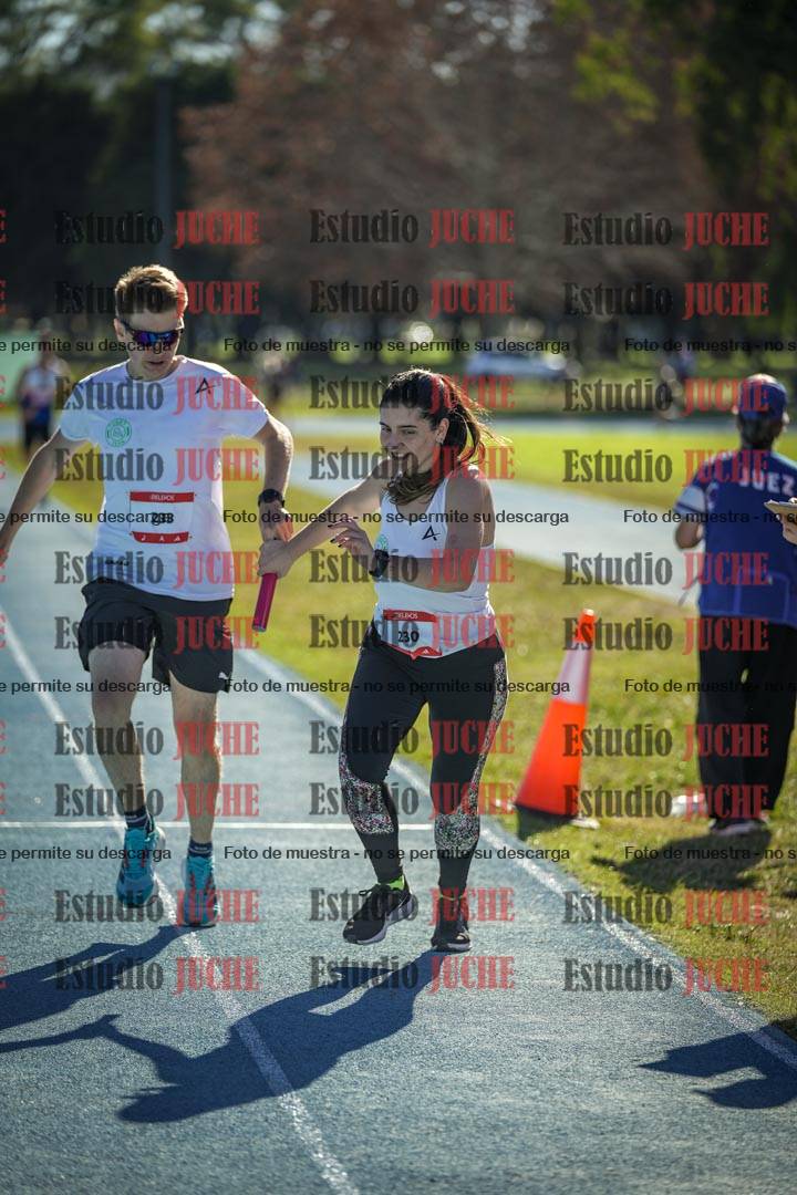 Fotos durante los relevos