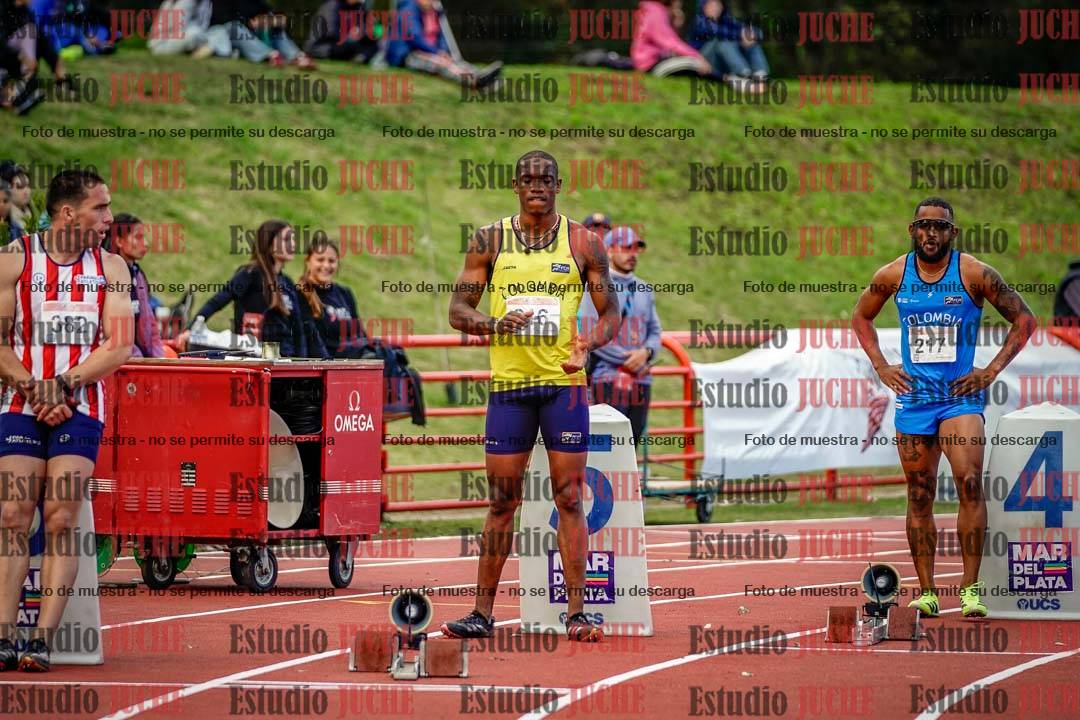 Fotos de los 200 m llanos de varones - FINAL