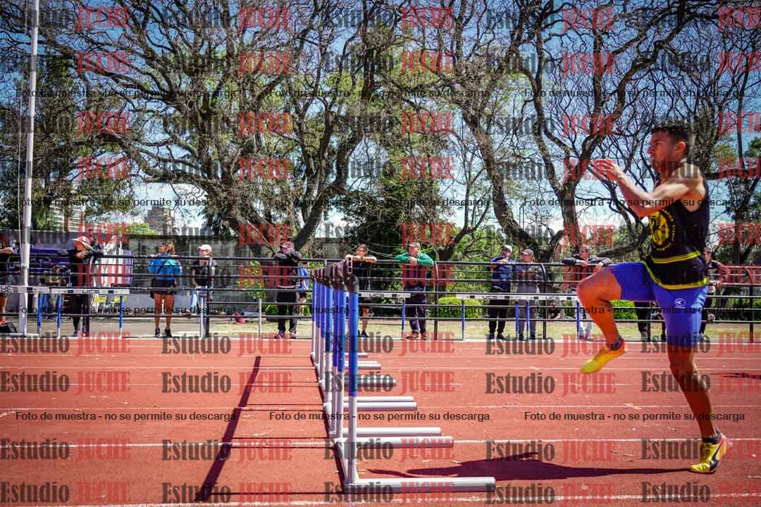 Fotos de los 110 m con vallas de varones