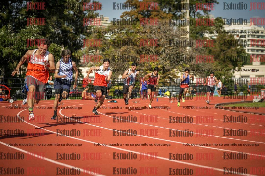 Fotos de los 200 m llanos de varones