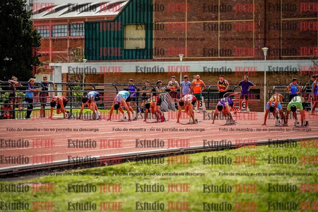 Fotos de los 100 m de varones