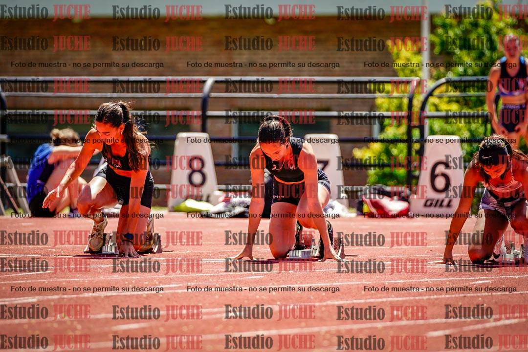Fotos de los 100 m llanos de mujeres