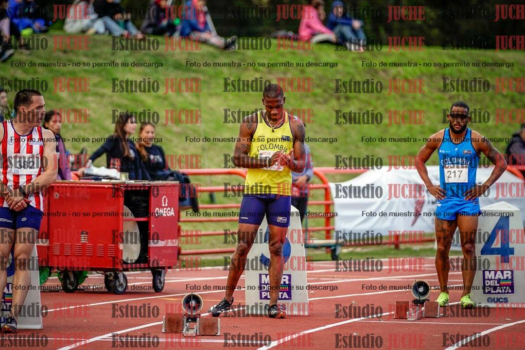 Fotos de los 200 m llanos de varones - FINAL