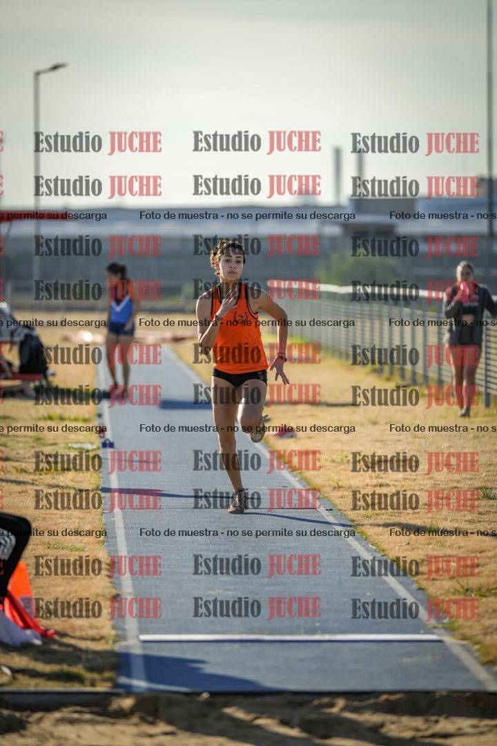 Fotos del salto en largo de mujeres