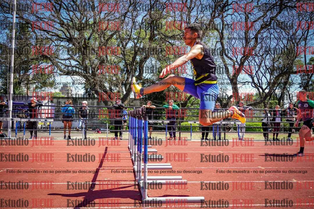 Fotos de los 110 m con vallas de varones