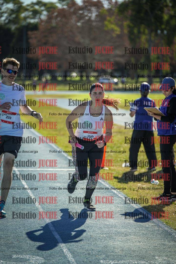 Fotos durante los relevos