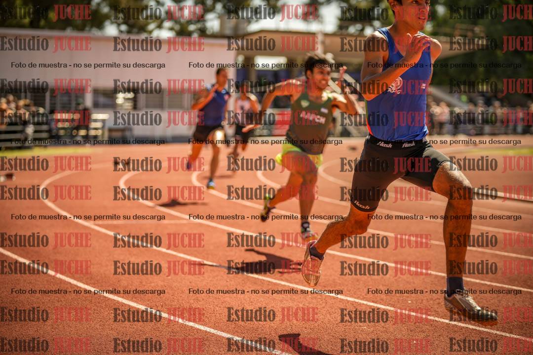 Fotos de los 400 m llanos de varones