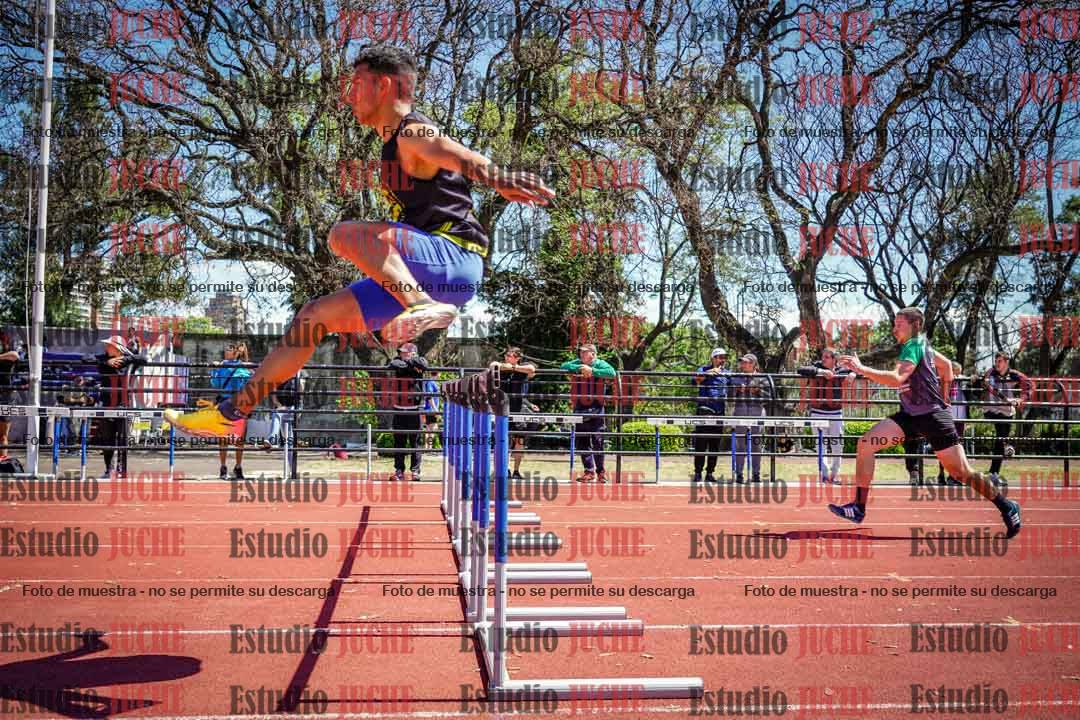 Fotos de los 110 m con vallas de varones