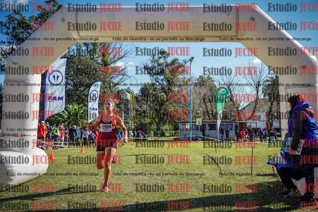 Fotos de la llegada del cross de 3000 m