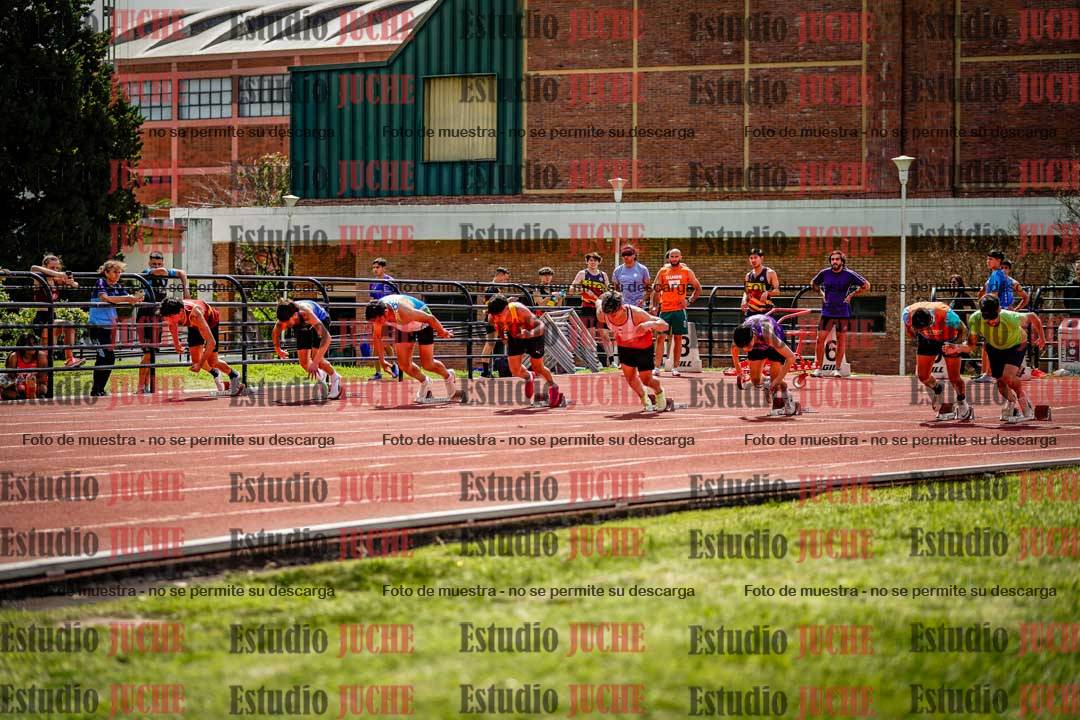 Fotos de los 100 m de varones