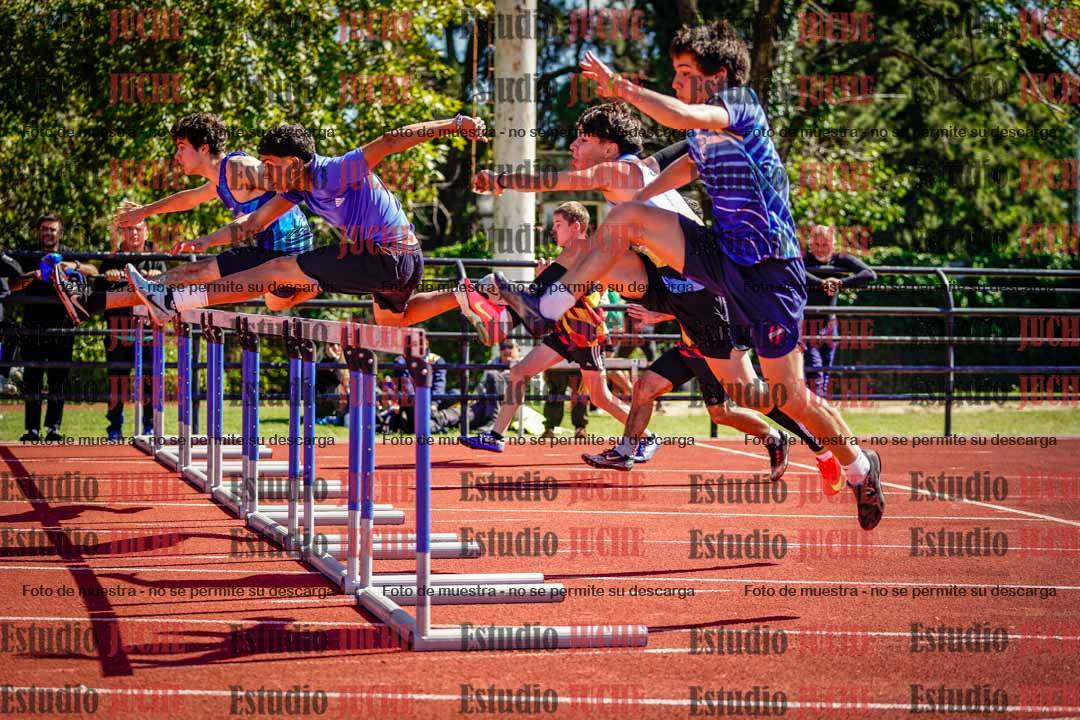 Fotos de los 110 m con vallas de varones