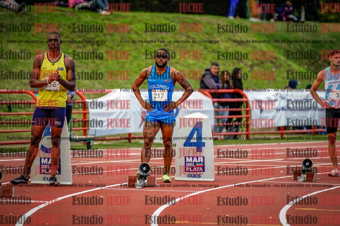 Fotos de los 200 m llanos de varones - FINAL