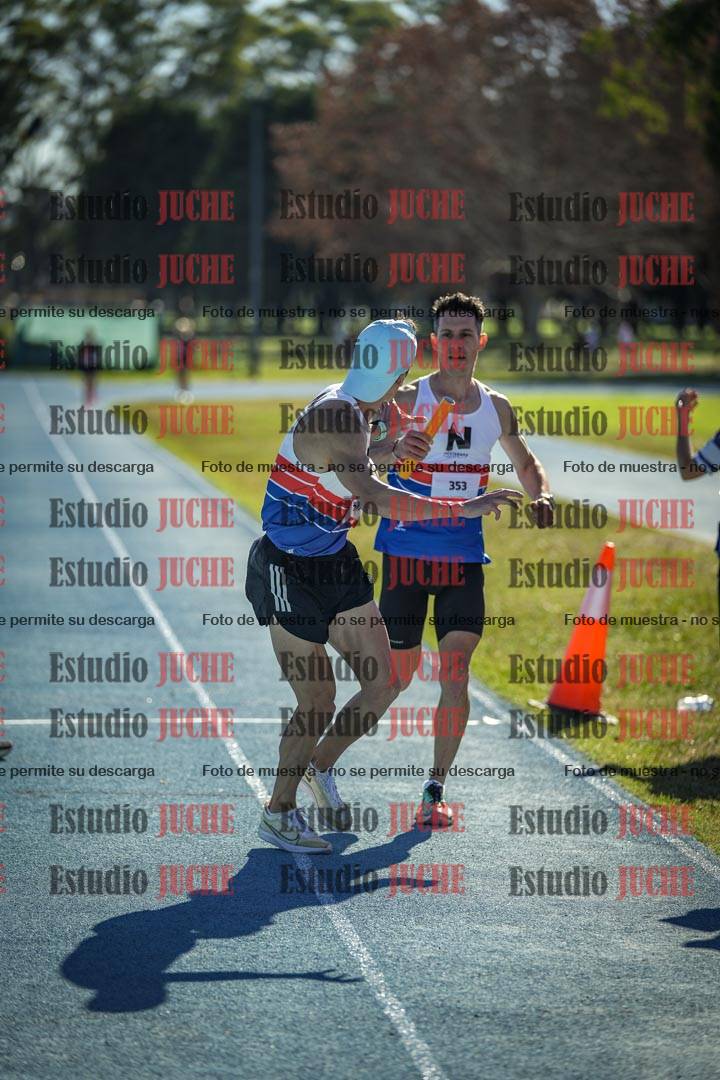 Fotos durante los relevos