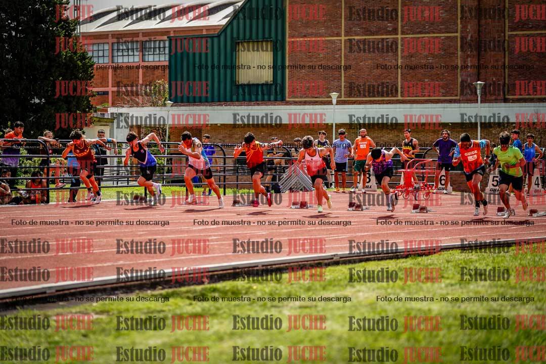 Fotos de los 100 m de varones