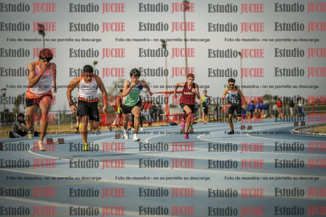 Fotos de los 200 m llanos de varones