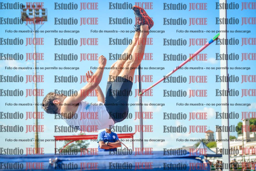 Fotos del salto en alto de varones