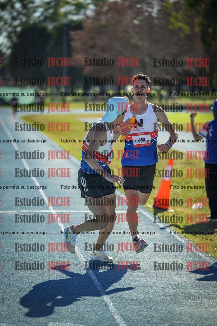 Fotos durante los relevos