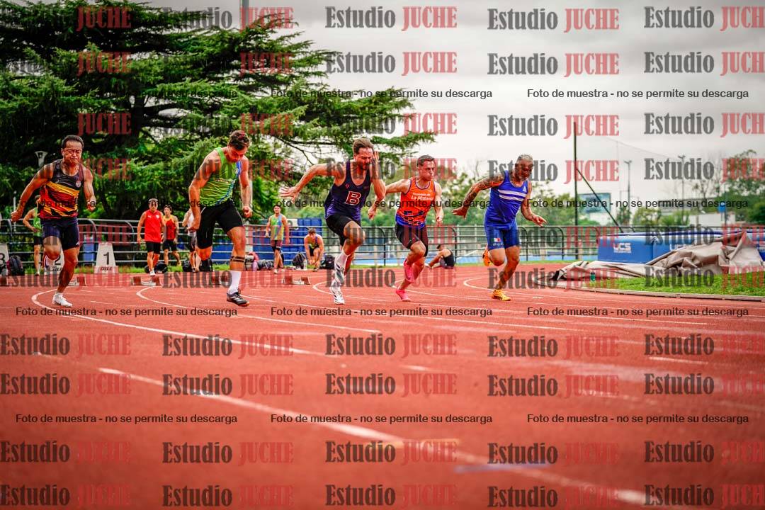 Fotos de los 100 m llanos de varones
