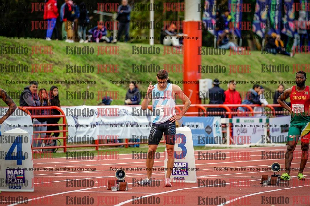 Fotos de los 200 m llanos de varones - FINAL