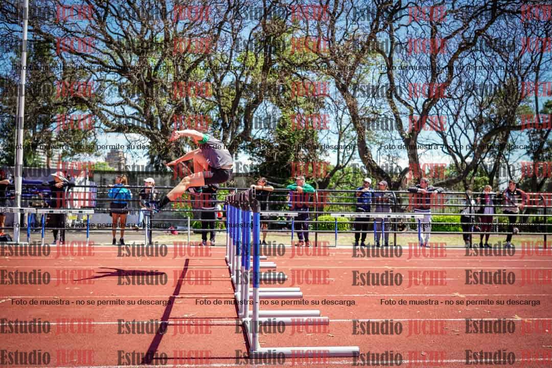 Fotos de los 110 m con vallas de varones