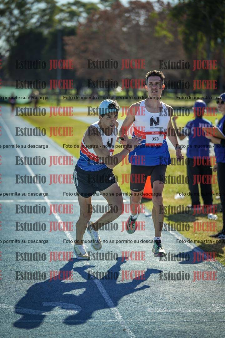 Fotos durante los relevos