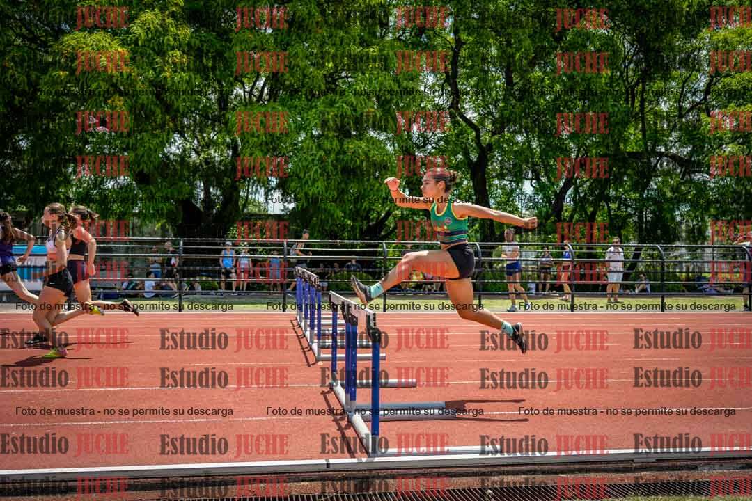 Fotos de los 100 m con vallas de mujeres