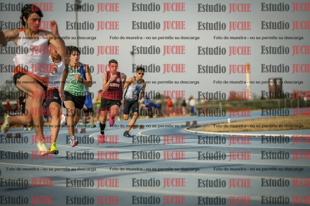Fotos de los 200 m llanos de varones