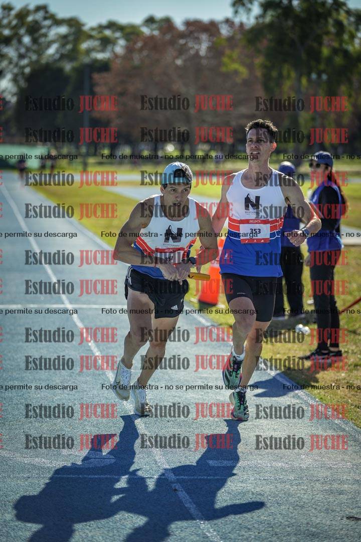 Fotos durante los relevos