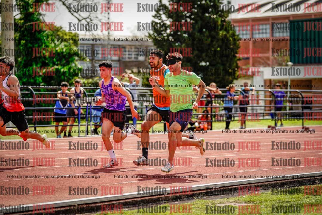 Fotos de los 100 m de varones