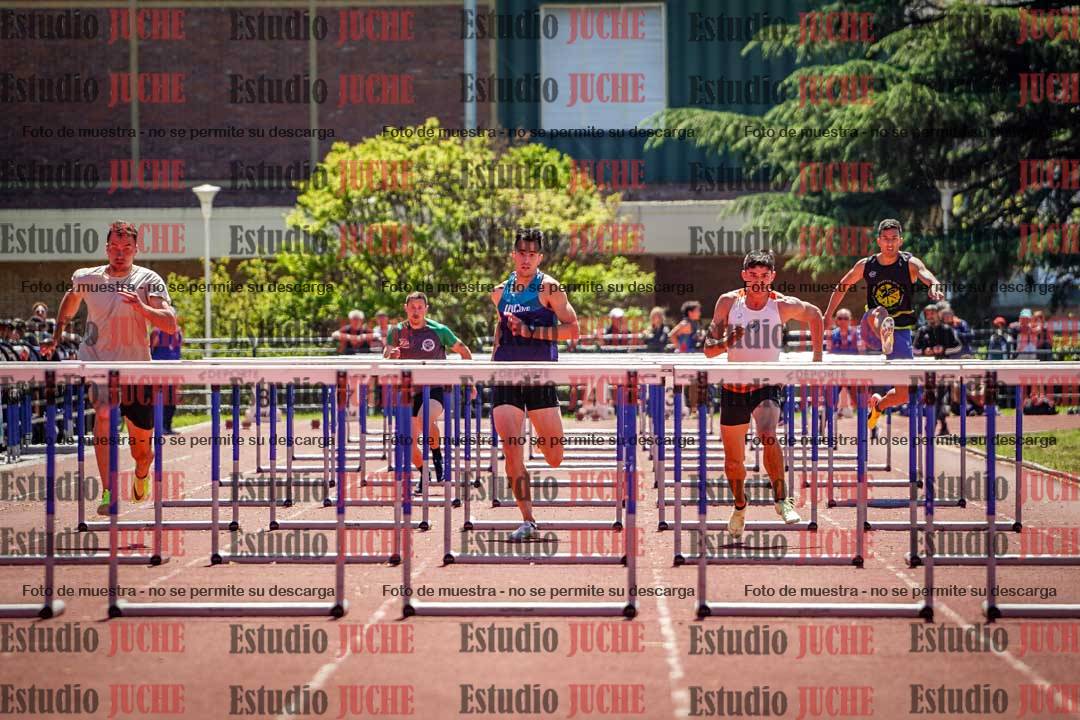 Fotos de los 110 m con vallas de varones