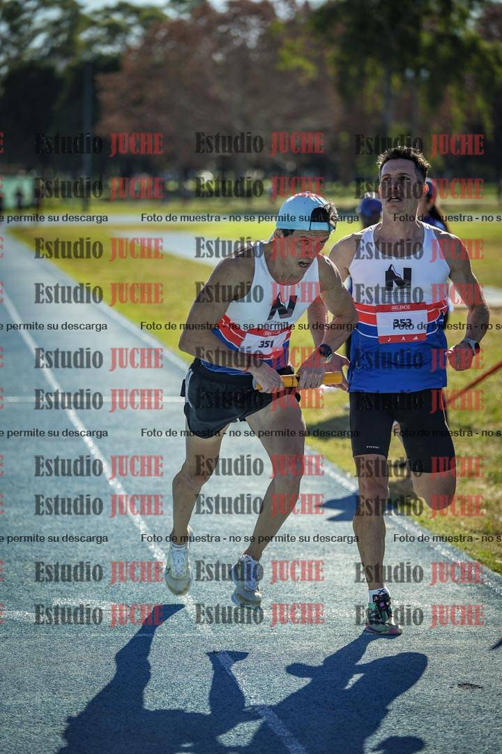 Fotos durante los relevos