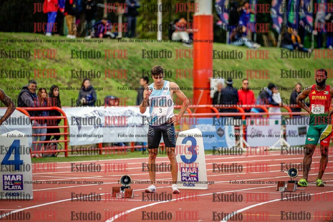 Fotos de los 200 m llanos de varones - FINAL