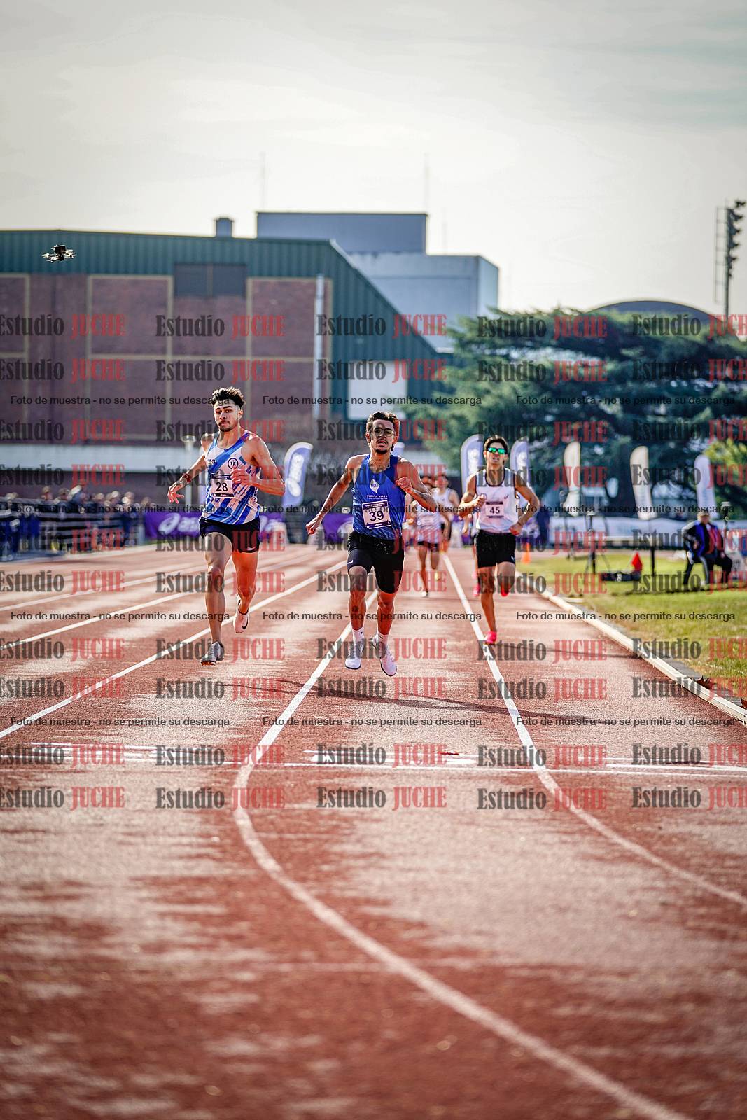 Fotos de los 800 m de varones