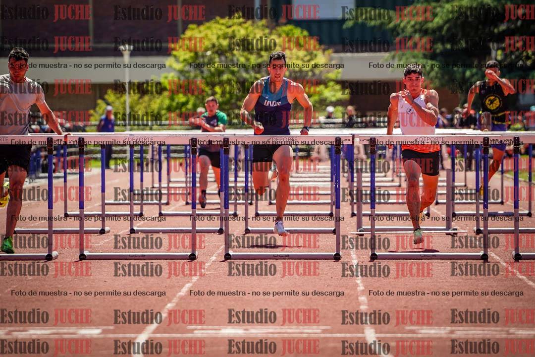 Fotos de los 110 m con vallas de varones