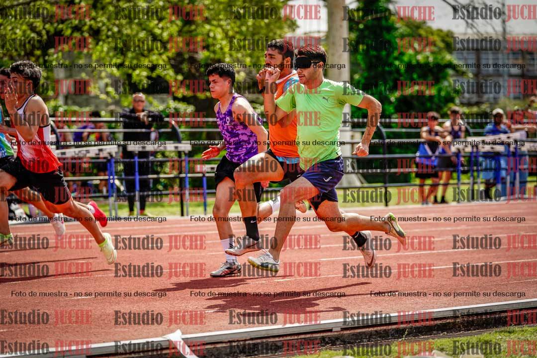Fotos de los 100 m de varones