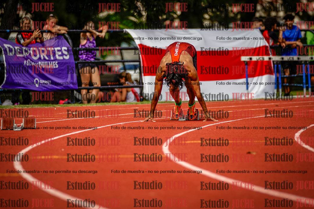 Fotos de los 200 m de varones