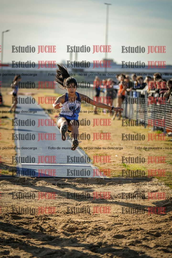 Fotos del salto en largo de mujeres