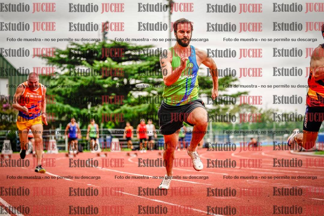 Fotos de los 100 m llanos de varones