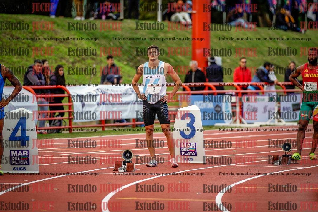 Fotos de los 200 m llanos de varones - FINAL