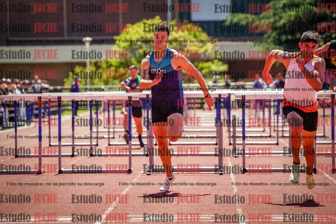 Fotos de los 110 m con vallas de varones
