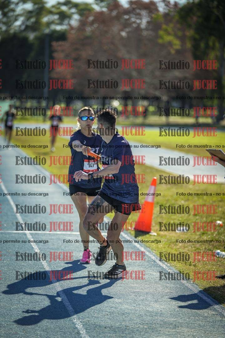 Fotos durante los relevos