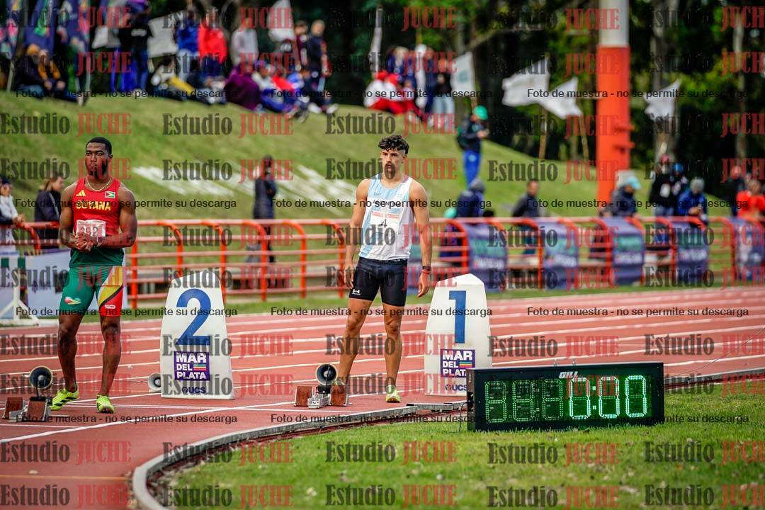 Fotos de los 200 m llanos de varones - FINAL