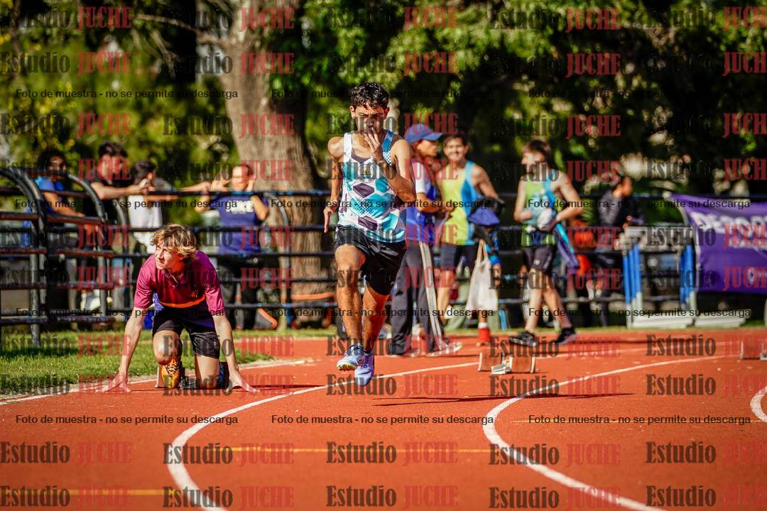 Fotos de los 200 m llanos de varones