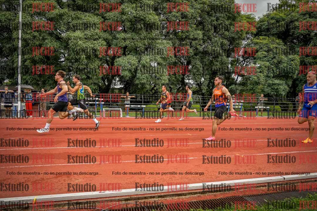 Fotos de los 100 m llanos de varones