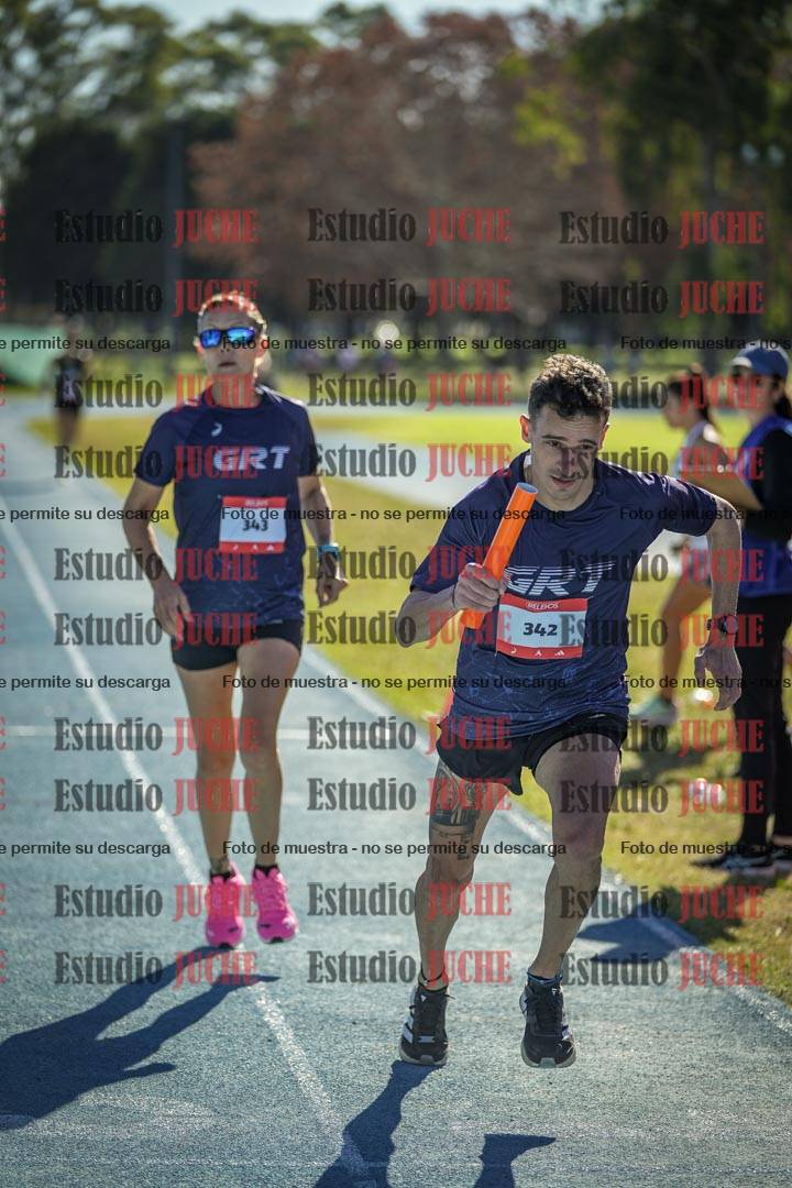 Fotos durante los relevos